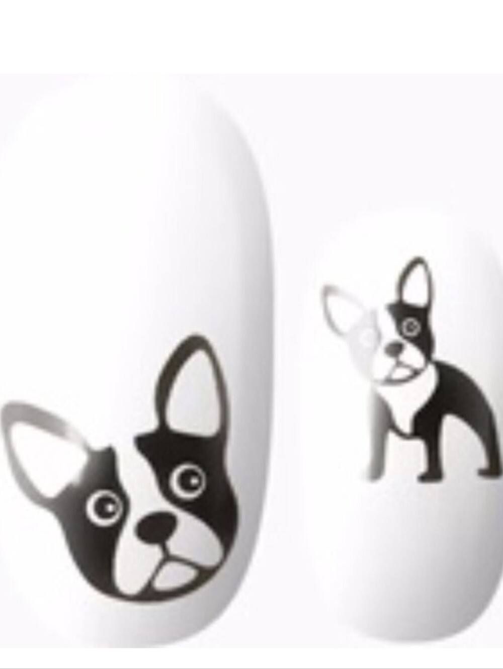 3 For 15 - LILY & FOX - WALK IT OUT Nail Stickers Wraps Strips French Bull Dog